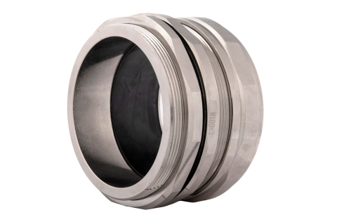 Presetupa metrica M100 din metal alama nichelata diametru 78-84mm IP68 [2]
