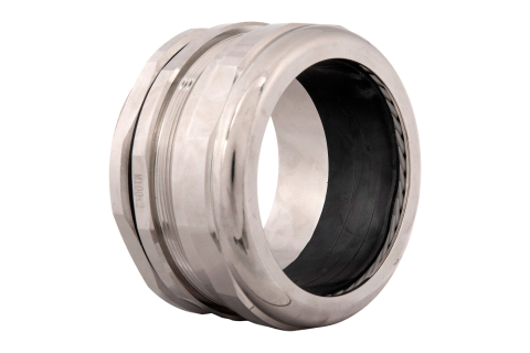Presetupa metrica M100 din metal alama nichelata diametru 78-84mm IP68 [3]