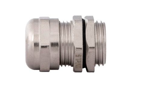 Presetupa metrica M16 din metal alama nichelata diametru 4-8mm IP68 [1]