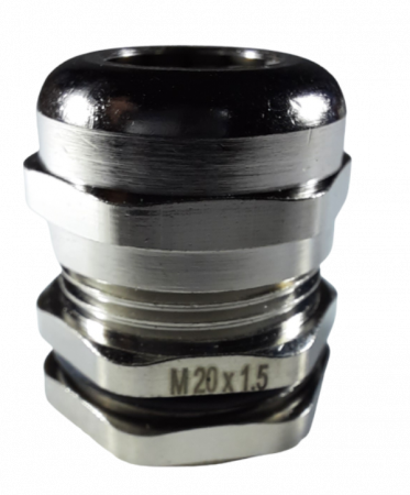 Presetupa metrica M20 din metal alama nichelata diametru 6-12mm IP68