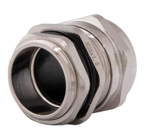 Presetupa metrica M25 din metal alama nichelata diametru 13-18mm IP68 [2]