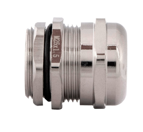 Presetupa metrica M25 din metal alama nichelata diametru 13-18mm IP68 [1]