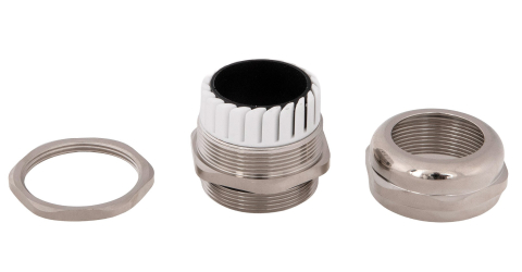 Presetupa metrica M40 din metal alama nichelata diametru 22-32mm IP68 [4]