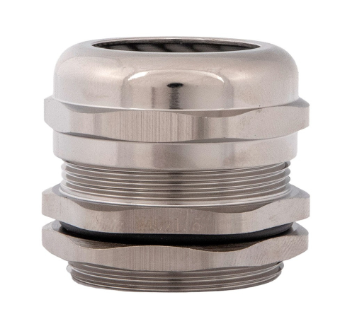 Accesorii tablouri electrice - Presetupa metrica M40 din metal alama nichelata diametru 22-32mm IP68