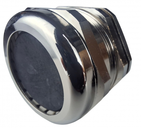 Tablouri electrice - Presetupa metrica M50 din metal alama nichelata diametru 32-38mm IP68