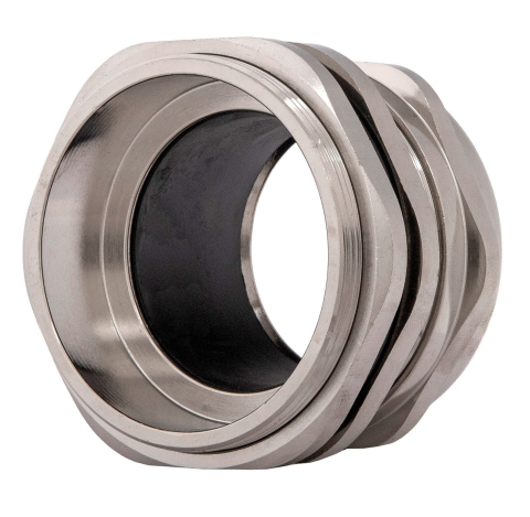 Presetupa metrica M63 din metal alama nichelata diametru 37-44mm IP68 [2]