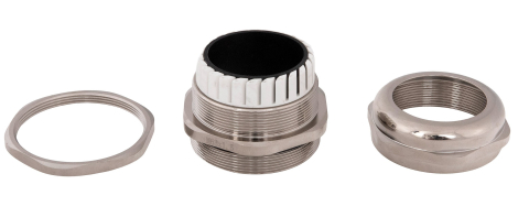 Presetupa metrica M63 din metal alama nichelata diametru 37-44mm IP68 [4]
