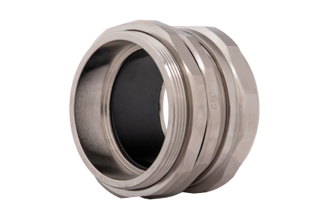 Presetupa metrica M80 din metal alama nichelata diametru 55-62mm IP68 [2]
