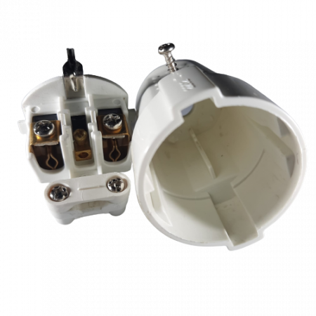 Priza cupla schuko din plastic cu contact de proctectie 16A 250V [4]