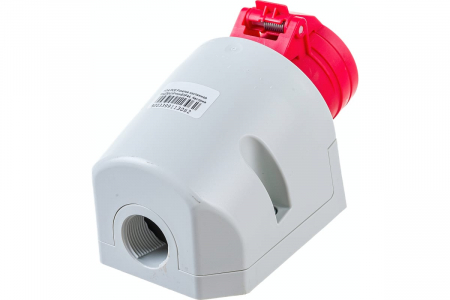 Priza trifazica aplicata 5 poli 32A 3P+N+E 6h CEE 380V IP44 [7]