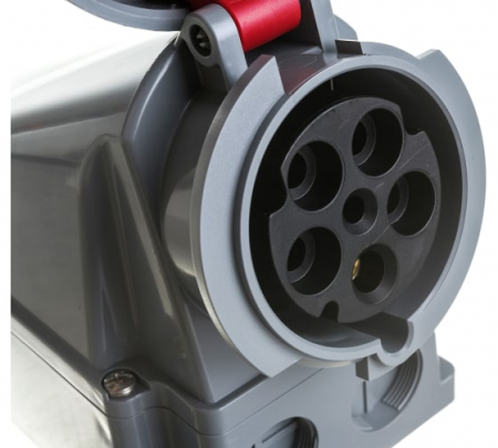 Priza trifazica aplicata 5 poli 63A 3P+N+E 6h CEE 380V IP67 [3]