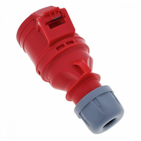 Priza trifazica mobila pe cablu 5 poli 16A 3P+N+E 6h CEE 380V IP44 [2]