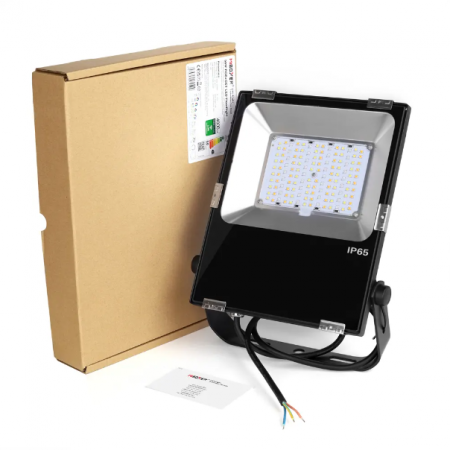 Reflector LED Mi-Light MiBoxer 50W negru reglabil DIM+RGB+CCT IP65 FUTT02 2.4GHz 16 milioane de culori, ajustare intensitate lumina si temperatura de culoare, saturatie culoare si control de la 30m [5]