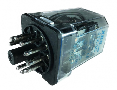 Aparataj tablouri electrice - Releu industrial 11 pini contacte 24V AC