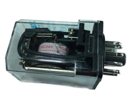 Releu industrial 11 pini contacte 24V AC [2]