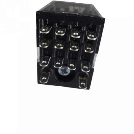Releu industrial R4 24V DC 5A cu 4 contacte morse [2]