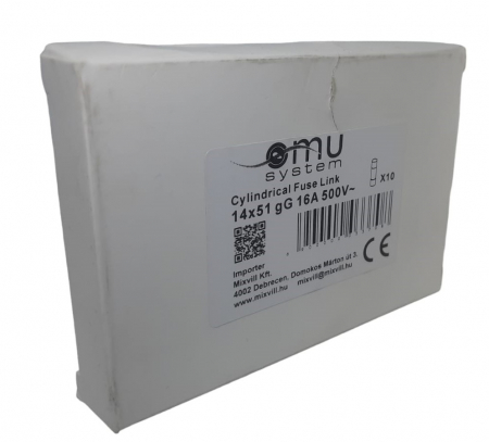 Set 10 sigurante 14x51 16A fuzibile cilindrice ceramica 500V AC gLgG [3]