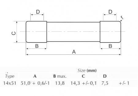 Set 10 sigurante 14x51 16A fuzibile cilindrice ceramica 500V AC gLgG [2]