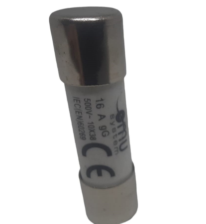 Set 10 sigurante 10x38 16A fuzibile cilindrice ceramica  500V AC gG [1]