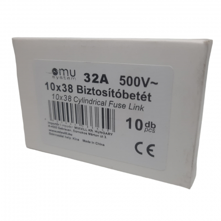 Set 10 sigurante 10x38 32A fuzibile cilindrice ceramica 500V AC gG [4]