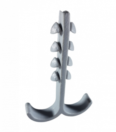 Set 100 buc cleme de perete prindere 4-10 mm cu două brațe strângere cu gaura de 6mm [4]