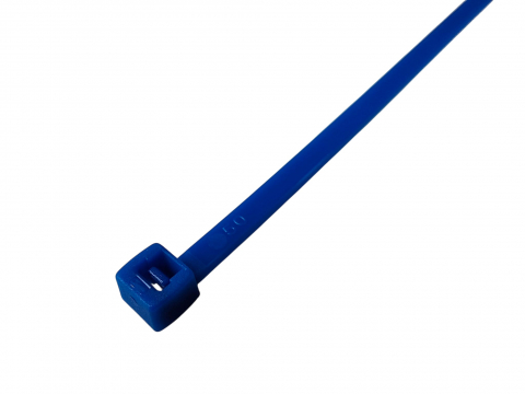 Set 100 buc colier cablu 140x3.6mm din plastic albastru Cobra 9134 [2]
