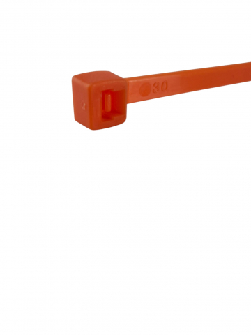 Set 100 buc colier cablu 140x3.6mm din plastic portocaliu Cobra 9137 [3]