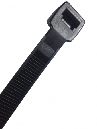 Set 100 buc colier cablu 360x7.6mm din plastic negru rezistenta 54.4kg Cobra 9441 [3]