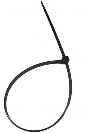 Set 100 buc colier cablu 780x9mm fasete, cose, soricei, bride din plastic negru rezistenta 79.8kg Cobra 9521 [2]