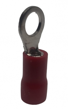 Set 100 buc papuc cupru izolat pentru fir de 0.5-1.5mm² cu gaura de 4mm [1]