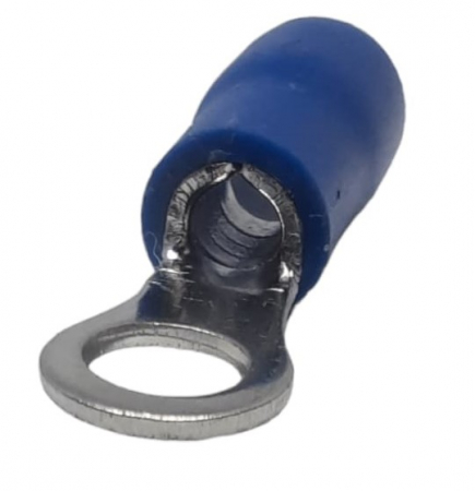 Set 100 buc papuc cupru izolat pentru fir de 1.5-2.5mm² cu gaura de 4mm [1]