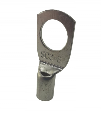 Papuci si mufe - Set 100 buc papuc cupru stanat 6mm² cu gaura de 8mm