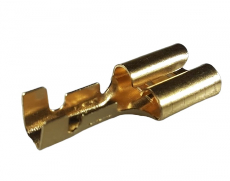 Papuci si mufe - Set 100 bucati papuci auto mama neizolati 6.3mm sectiune fir 1-2.5mm2
