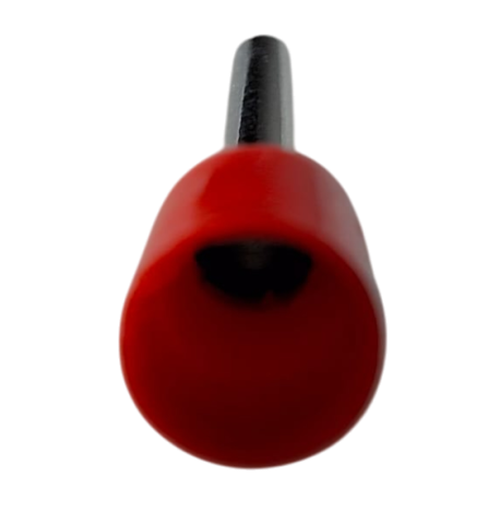 Set 100 pini terminali izolati lungi 1.5mm² rosii ferule cupru 18mm [5]