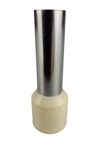 Accesorii electrice - Set 100 pini terminali izolati lungi 35mm² albi ferule cupru 25mm