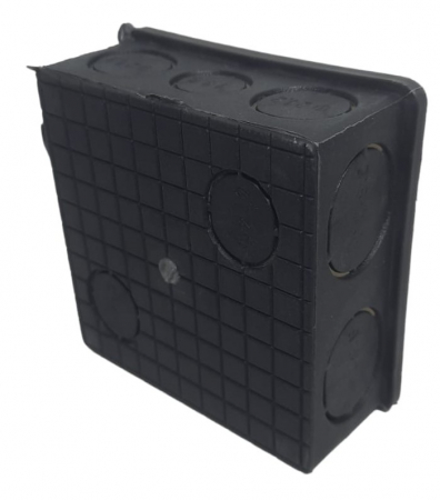 Set 5 doze de ramificatie  derivatie sub tencuiala cu 10 intrari pentru zidarie 75x75mm cu capac [2]