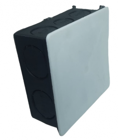 Set 5 doze de ramificatie  derivatie sub tencuiala cu 10 intrari pentru zidarie 75x75mm cu capac [1]