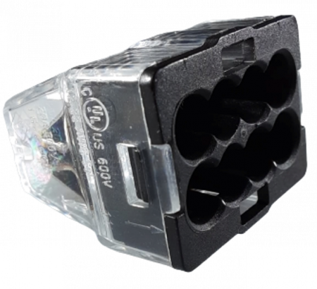 Set 50 buc clema legatura 8 fire conectare rapida 1-2.5mm2 24A