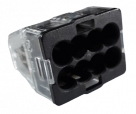 Set 50 buc clema legatura 8 fire conectare rapida 1-2.5mm2 24A [1]