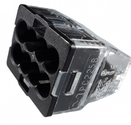 Set 50 buc clema legatura 8 fire conectare rapida 1-2.5mm2 24A [2]