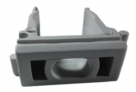 Set 50 buc cleme 40mm PVC pentru prindere tuburi teava conectabile [3]