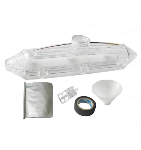 Accesorii electrice - Set manşon în linie cu răşină pentru imbinare cablu cu  3 fire (4-16mm²), 4 fire (1.5-10mm²) sau 5 fire (1.5-10mm²)