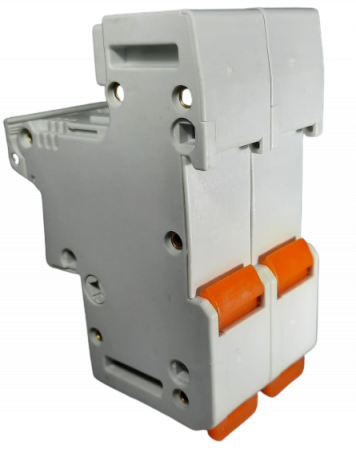 Soclu separator 2P pentru sigurante fuzibile 14x51 cu montaj pe sina DIN [4]