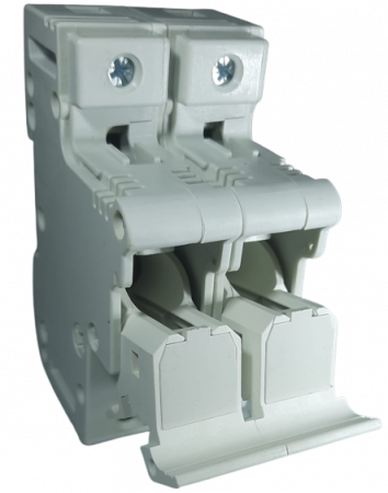 Soclu separator 2P pentru sigurante fuzibile 14x51 cu montaj pe sina DIN [3]