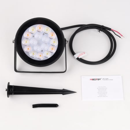 Spot LED de gradina Mi-Light MiBoxer lumină pentru sistem SYS 24V 9W 900lm 137x132mm IP66 culoare RGB+CCT SYS-RD2 [7]