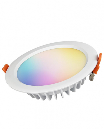 Spoturi - Spot LED Miboxer 15W RGB+CCT 1200lm 80lm/W 2700K~6500K, 16 milioane de culori intensitatea luminii ajustabila, control de la distanta 30m 2.4GHz IP54