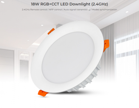 Spot LED Miboxer 18W RGB+CCT 1500lm 85lm/W 2700K~6500K, 16 milioane de culori intensitatea luminii ajustabila, control de la distanta 30m 2.4GHz [4]