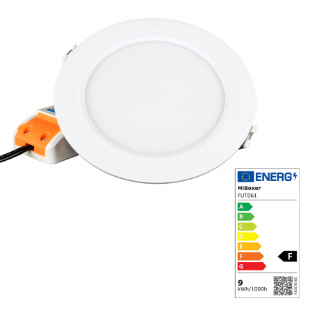 Spoturi - Spot LED Miboxer 9W RGB+CCT 720lm 80lm/W 2700K~6500K, 16 milioane de culori intensitatea luminii ajustabila, control de la distanta 30m 2.4GHz