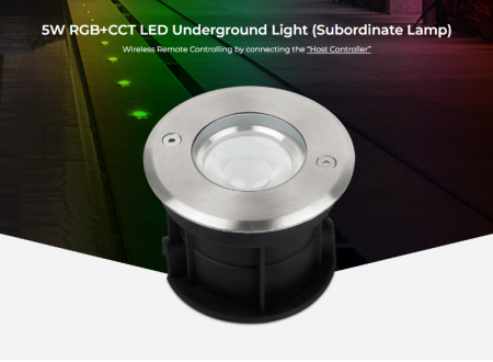 Spot LED subteran Mi-Light MiBoxer lumină pentru sistem SYS 24V 5W 350lm IP68 culoare RGB+CCT SYS-RD1 [5]