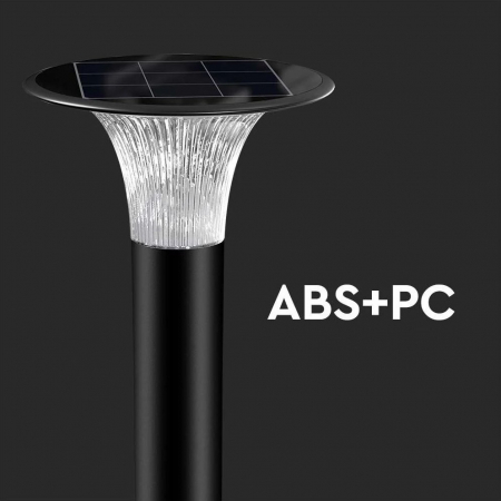 Stâlpişor pitic solar 15W 2200lm 4000K/6000K 1073 x 257mm exterior IP65 cu funcţionare până la 80 de ore [8]